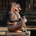 Ancient Statues In Banteay Srei