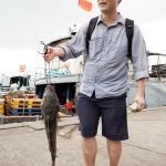 Patrick 和魚合照